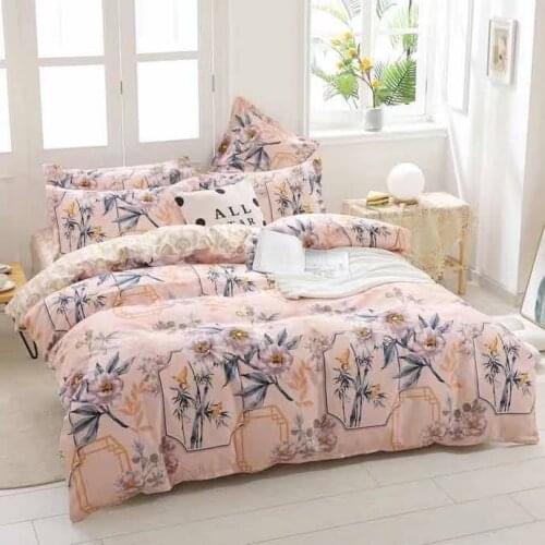 Bedding Set Modern Home Quilt Cover Duvet Cover Sets Flowers Printed 2/3pcs Bedroom Decorations Bedclothes