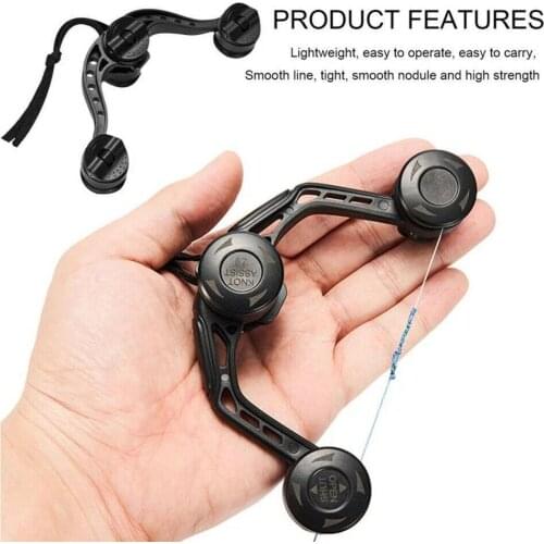 Fishing Knotter Assist Knot Tool Bobbin Winder GT FG Machine PR Equipment Fishing Line Knotting Japan Wire Line Goods J1T6