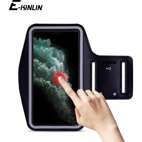 Sports Running Arm Band Phone Case Pouch For iPhone 12 mini 11 Pro X XS Max XR 8 7 6 6S Plus SE 5 5S SE2 Workout Gym Cover Bag