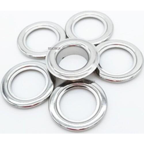 Pack of 100pcs) 17mm Stainless Steel Rustproof Garment Eyelets for Marine Canvas Stud Turn Buttons Twist Fasteners Hardware