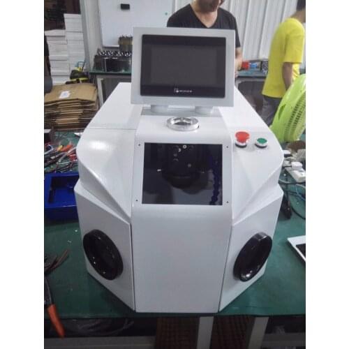 High quality Metal ornament processing welding machine gold sliver metal spot laser welding machine with low price