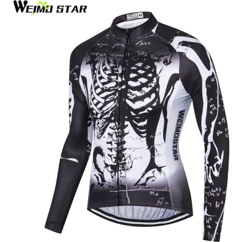 Weimostar Long Sleeve Cycling Jersey Autumn Bicycle Jacket Outdoor Sport Cycling Clothing Ropa Ciclismo Road mtb Bike Jersey