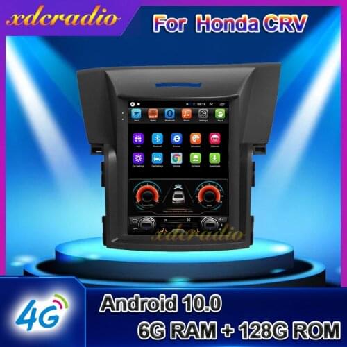 Xdcradio 10.4" Android 9.0 For Honda CR-V CRV Car Radio Automotivo Car DVD Multimedia Player Auto GPS Navigation 4G 2002 - 2016