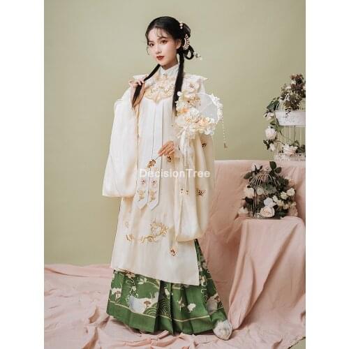 2021 ancient chinese costume women clothes traditional hanfu ming dynasty dance costumes folk fairy oriental performance costume
