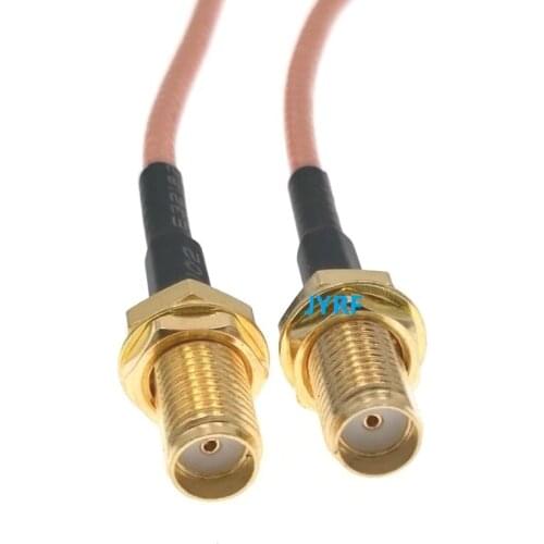 50pcs SMA Female To SMA Female RF Pigtail Cable RG316 12" 30CM Or 20cm