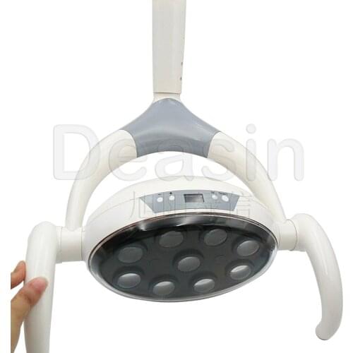 9 LEDs dental lamp with Sensor Oral Light Lamp for Dental Unit Chair implant surgery lamp shadeless 28 W
