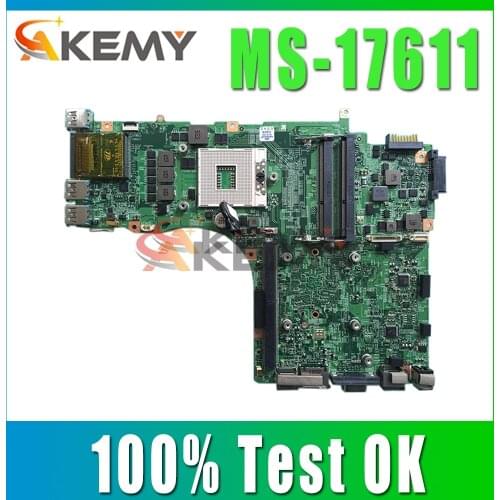 AKEMY Original For MSI GT70 Laptop Motherboard MS-17611 HM67 MS-17621 HM77 MS-17631 MB 100% Tested Fast Ship