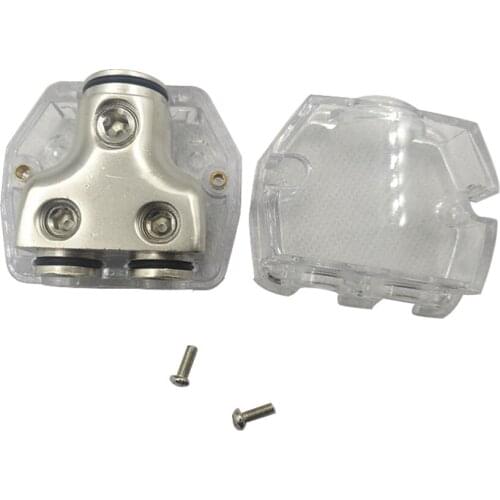 1 in 2 way out Car Audio Speaker Power Line Distribution Device Power Ground Distribution Block 1*0GA In and 2*0GA Out Car Parts