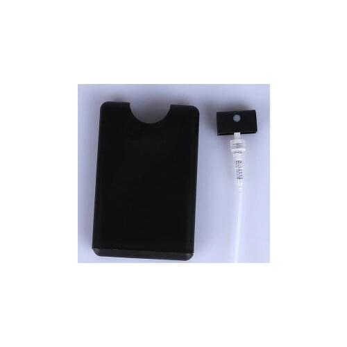 50pcs 20ml White Plastic Perfume Bottle With Sprayer 20cc Empty Plastic Atomizer Cosmetic container Card Refillable Bottle