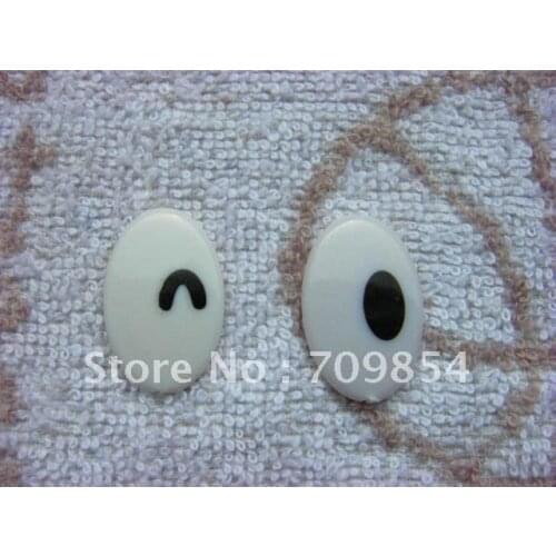 Free shipping!!! 19*29mm flat back toy eyes