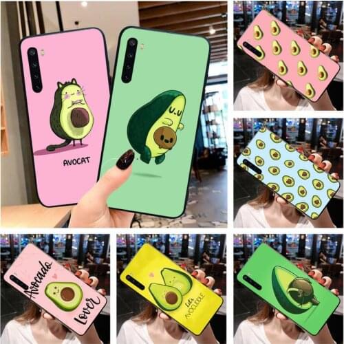 Cute cartoon avocado Phone Case For OPPO Realme 6 Pro Realme C3 5 Pro C2 RENO2-Z A11X