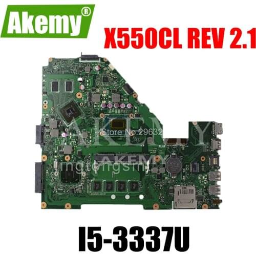 For Asus X550CL X550VL F552CL Laptop motherboard mainboard I5-3337U CPU Graphic chip HD 8670M 8670 4G graphics card full Tested