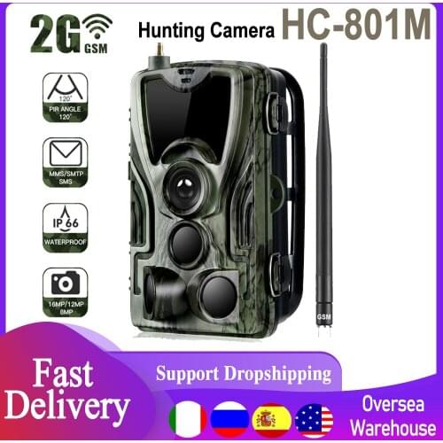 HC-801M 2G Hunting Trail Camera Wildlife With Night Vision Motion Activated Outdoor Trail Camera Trigger Wildlife Scouting