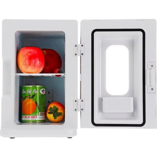 Fridge Car Cold 10L Car Refrigerator Dormitory Small Refrigerator Mini Refrigerator Car Home Dual-use