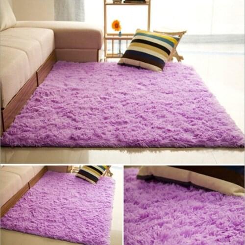 Living room/bedroom Rug soft 150cm * 200 cm carpet modern carpet mat purple white pink gray 15 color