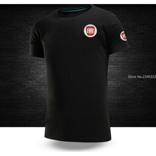 Summer Fashion Newest Men FIAT T-Shirts Tops Casual Short-sleeved MenBrand Casual T shirts