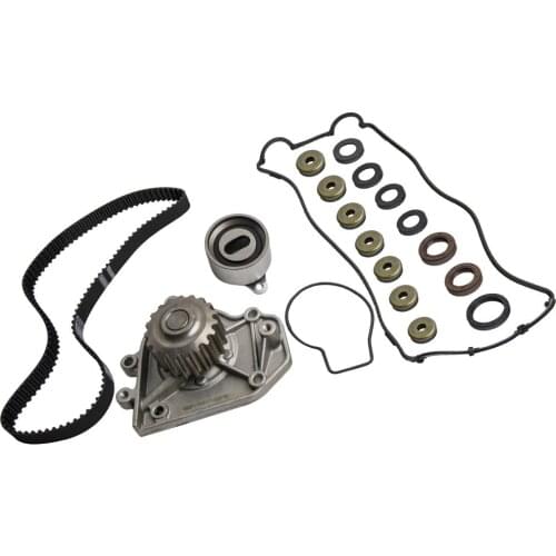 1 Set Timing Belt Water Pump Valve Cover Kit Fit 90-95 For Acura Integra DOHC B18A1 B18B1