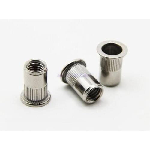 Metric Thread M4x5pcs+M5x5pcs+M6x5pcs+M8x5pcs+M10x5pcs+M12x5pcs 304 Stainless Steel Insert Rivet Nut Rivnut Brand New