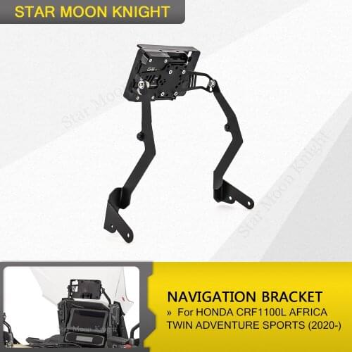 Motorcycle Accessories For HONDA CRF 1100L Africa Twin Adventure sports CRF1100L Stand Holder Phone GPS Navigaton Plate Bracket