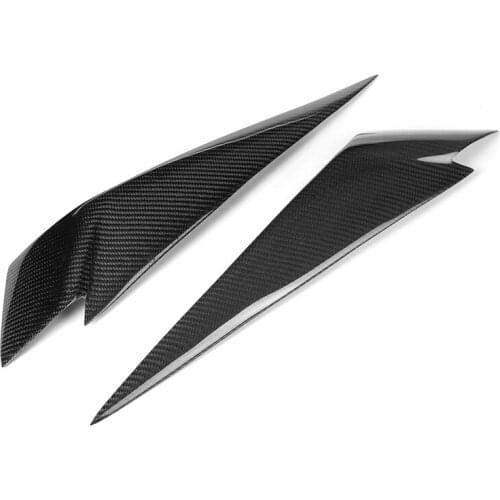 Carbon Fiber Headlight Eyelids Eyebrows for 2009-2013 BMW X1 E84