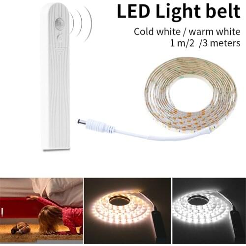 Cabinet Light LED Motion Activated Bed Light 5V PIR Motion Sensor USB LED Strip 2835 SMD Wardrobe Lamp Tape PC TV Backlight