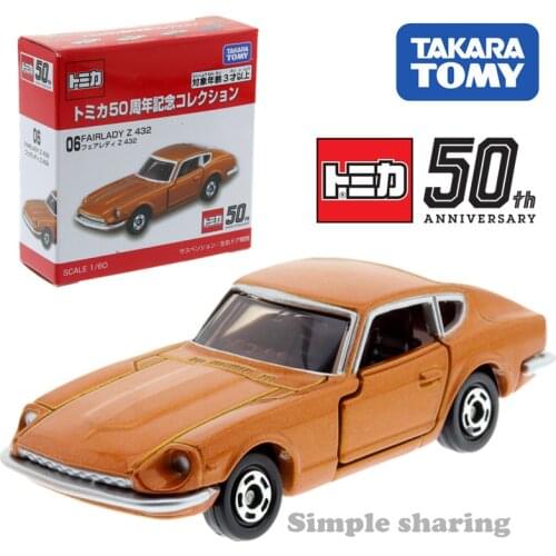 Takara Tomy Tomica 50th Anniversary Collection 06 Nissan Fairlady Z 432 Scale 1/60 Car Kids Toys Motor Vehicle Diecast Model