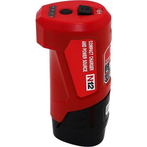 12V N12 Charger USB Converter 48-59-1201 for 12V Lithium Battery 48-11-2401 48-11-2411 48-11-2440 48-11-2402