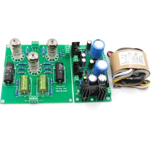 ZEROZONE Assembeld Ground Grid GG Preamplifier + PSU Board + Transformer + Tubes