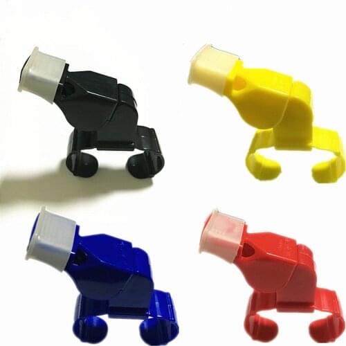1Pcs 2021 New High Frequency with Tooth Guard Plastic Finger Ring Ring Whistle Referee Special Seedless Whistle