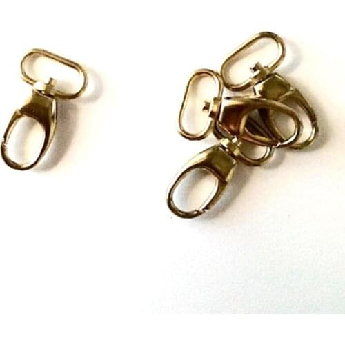 12mm x 37mm Swivel Snap Hooks in various finish, Snap hook swivel hook lobster claw gold