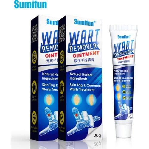 2Boxes Sumifun Warts Remover Ointment Wart Treatment Cream Skin Tag Remover Herbal Extract Corn Plaster Warts Ointment Skin Care