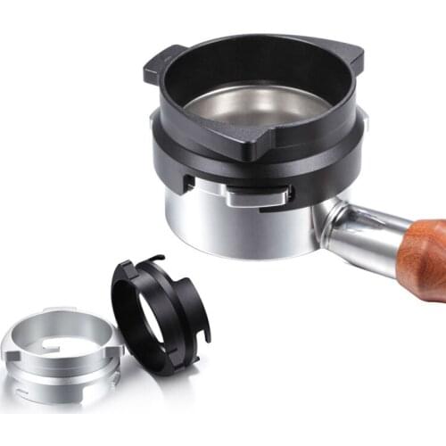 54mm Coffee Powder Receiving Dosing Ring Rotatable Aluminum Alloy Loop For Breville 8 Series Coffee Machines Funnels Accessories