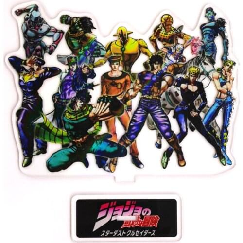 JoJos Bizarre Adventure Joestar Joseph Jonathan Joutarou Jousuke Giorno Jolyne Johnny acrylic standee figurines anime decoratio