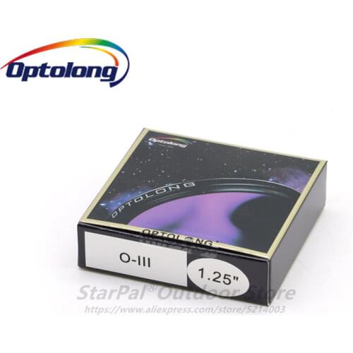 OPTOLONG 1.25" 18nm O-III Filter for Telescope 1.25 inch Eyepiece Cuts Light Pollution filter for Astronomy Telescope LD1005A