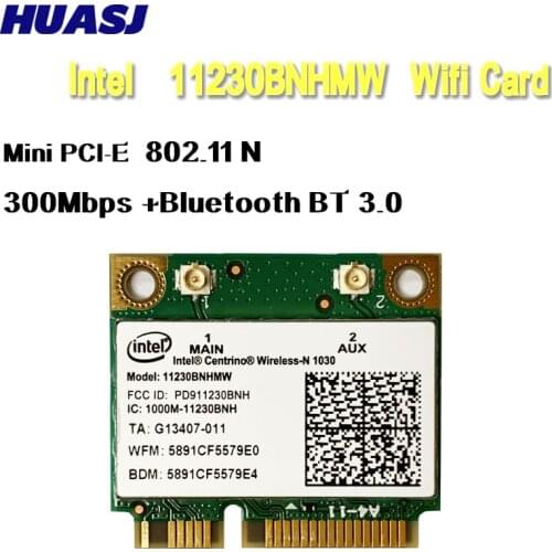 Intel Centrino Wireless-N 1030 de 11230BNHMW WiFi 300M + Bluetooth BT 3,0 intel N1030