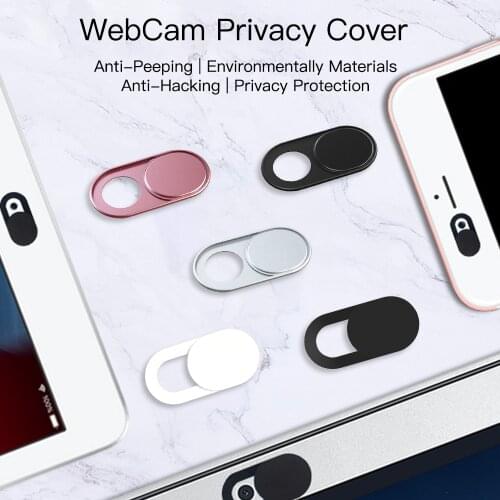 Webcam Cover for MacBook Laptop iPad PC Tablet Shutter Magnet Slider Plastic Universal Antispy Camera Cover Privacy Sticker