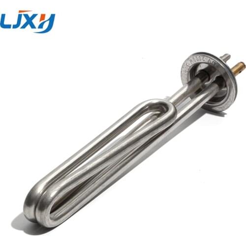 LJXH Cylindrical Sauna Heating Tube 220V 2KW Stainless Steel High Temperature Electric Heater Steam Bath Generator Element