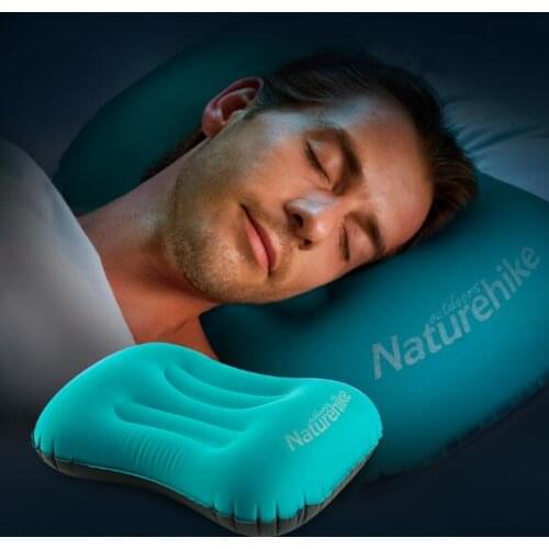 Naturehike press inflatable pillow portable car outdoor travel nap lunch break pillow neck pillow