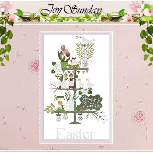 Easter-Turkey Patterns Counted Cross Stitch Handmade Cross Stitch 11CT 14CT printed Cross Stitch Kits Embroidery for Needlework