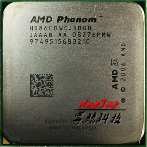 AMD Phenom X3 8600 2.3GHz Three Core CPU Processor HD8600WCJ3BGD / HD860BWCJ3BGD Socket AM2