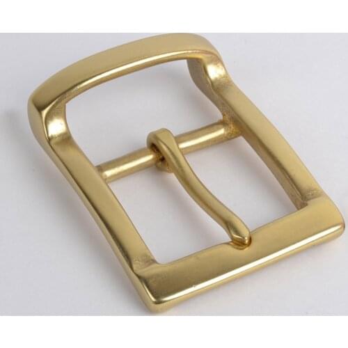 40mm solid brass pin buckles for belt copper buckle head DIY Leather craft Accessories Fashion Mens Womens Jeans Accessories
