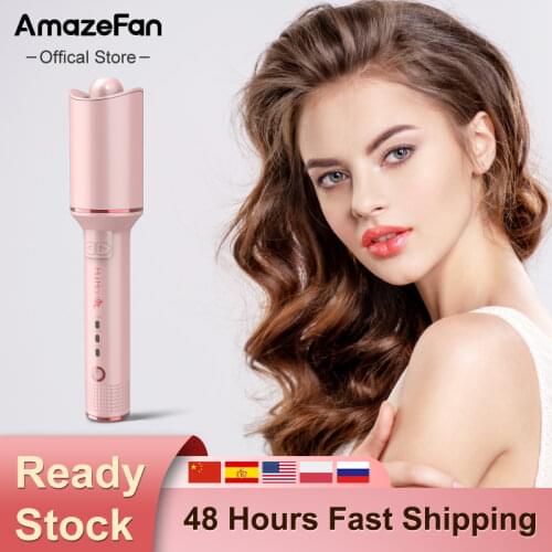 AmazeFan Automatic Curling Iron Rotating Professional Curler Styling Tools for Curls Waves Ceramic Curly Magic hair curler