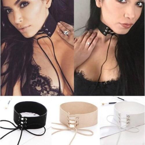 Shuzhenxue Women's Velvet Chokers