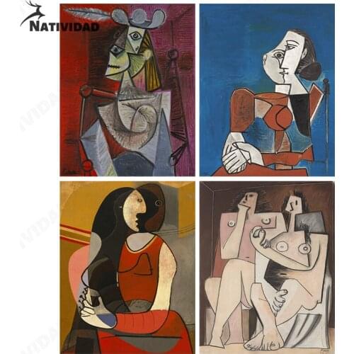 Modern Abstract Character Canvas Painting Home Decoration Abstract Painting Dream M Before Christmas Poster