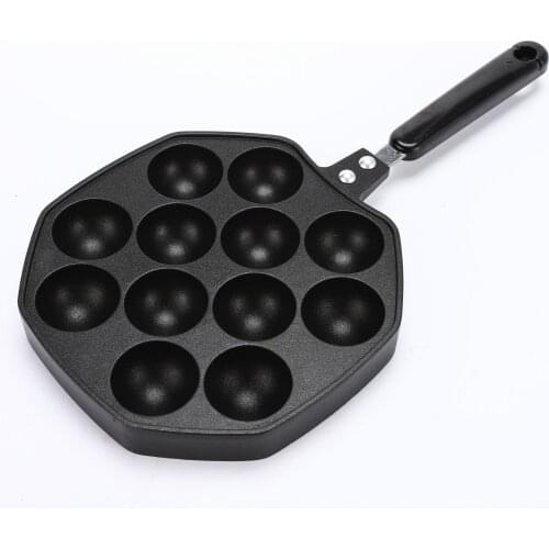 Takoyaki Pan Takoyaki Maker Octopus Small Balls Cast Aluminium Pan Home Baking Cooking Tools Kitchen Cookware Grill Pan