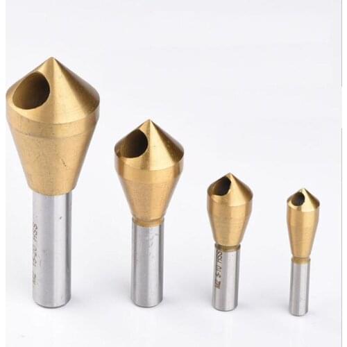 Internal Chip Removal Oblique Hole Chamfering Device Knife 90 Degree Chamfering Drill Deburring Reaming Inverted Taper Hole