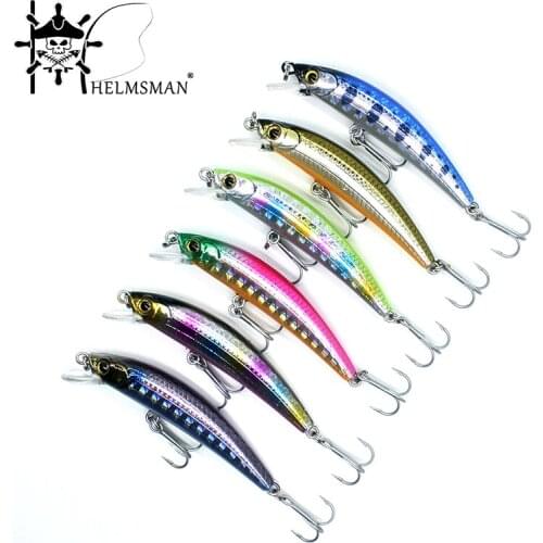 Wobbler Jerkbait 6 Colors 50mm 2.6g Hard Bait Minnow Bass Fishing Lures Carp Salt water