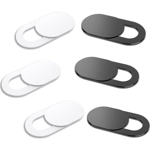 1PC/6PC WebCam Cover Shutter Magnet Slider Plastic for Iphone Laptop Camera Web PC Tablet Smartphone Universal Privacy Sticker