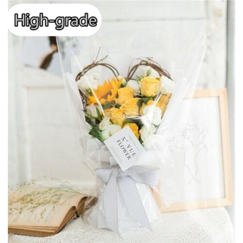 10packs 700sheets Cellophane Flowers Paper Transparent Packaging Gift Wrapping Florist Wrapping Paper Flower Bouquet Supplies