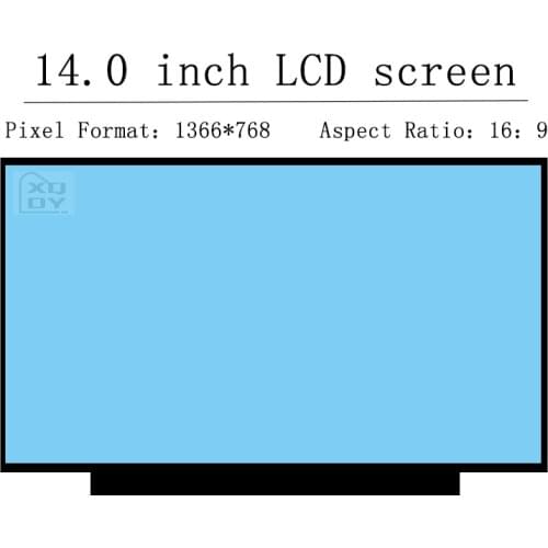 14" Slim LED matrix For HP Notebook - 14-dk0002dx dk0028wm laptop lcd screen panel1366*768 30 pins EDP Non Touch